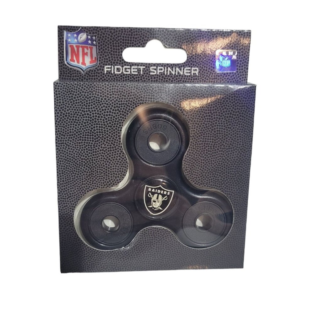 Oakland Raiders Three Way Fidget Spinner NFL New
